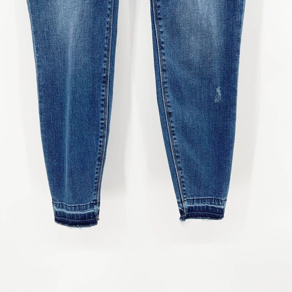 SPANX Distressed Skinny Jegging Blue Size S Denim Medium Wash Pull On Stretch‎ - Picture 3 of 11
